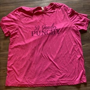 Bella canvas pink tee